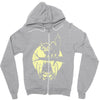 cat and bat halloween Zipper Hoodie