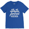feminist agenda V-Neck Tee