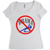 no drama Women's Triblend Scoop T-shirt