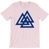 valknutr knoten der gefallenen odin nordisch symbol aspekte wotan T-Shirt