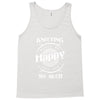 knitting makes me happy you not so much Tank Top