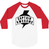 captain awesome 3/4 Sleeve Shirt