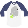 fart ghost 3/4 Sleeve Shirt