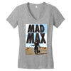 funny  mad max and dog, ideal gift or birthday present Women's V-Neck T-Shirt