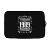 vintage made in 1989 perfectly aged a living legend Laptop sleeve