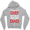 awesome chef dad Zipper Hoodie