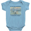 Claude Monet impression Sunrise Baby Bodysuit