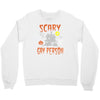 scary gay person Crewneck Sweatshirt