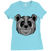 panda zentagle Ladies Fitted T-Shirt