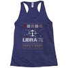 santa libra christmas ugly t shirts Racerback Tank