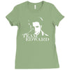 twilight  bella jacob edward film  fun Ladies Fitted T-Shirt