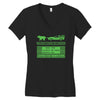 delorean trail Women's V-Neck T-Shirt