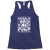 donald pump Racerback Tank