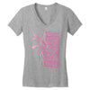 breast cancer Women's V-Neck T-Shirt