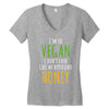 i'm so vegan i don't even call my boyfriend honey Women's V-Neck T-Shirt
