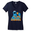 Me Just Here Fore The Cookies Women's V-Neck T-Shirt