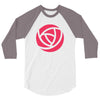 flower 3/4 Sleeve Shirt