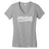 doing nothing Women's V-Neck T-Shirt