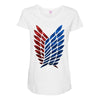Titan Logo Maternity Scoop Neck T-shirt