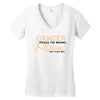Cancer Picked The Wrong Diva Women's V-Neck T-Shirt
