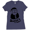 santa's a fake! Ladies Fitted T-Shirt