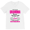 I&rsquo;m Called Grandma Because I&rsquo;m Way Too Cool To Be Called Grandma V-Neck Tee
