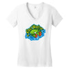 sticky wheelz Women's V-Neck T-Shirt
