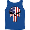 skull u.s.a. back Tank Top