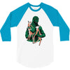 fawns meet kaiju 3/4 Sleeve Shirt