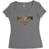 stranger falls 2 Women's Triblend Scoop T-shirt