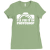 funny camera photography (2) Ladies Fitted T-Shirt
