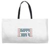 happy july 4th Weekender Totes