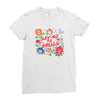 learn from the flowers Ladies Fitted T-Shirt