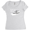 i'm on a boat Women's Triblend Scoop T-shirt
