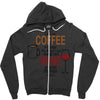 give me cofee or wine Zipper Hoodie