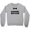 Handsome Man Club Bow Tie Crewneck Sweatshirt