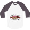 October Peeking Out Baby Girl 3/4 Sleeve Shirt