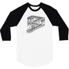some game involving falling blocks in the style of m.c. escher 3/4 Sleeve Shirt