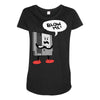 blow me Maternity Scoop Neck T-shirt