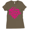 love (3) Ladies Fitted T-Shirt