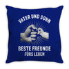 vater und sohn Throw Pillow