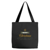 snow merry christmas Tote Bags