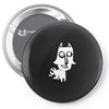dog or fox Pin-back button