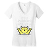 purrfect day Women's V-Neck T-Shirt