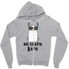 No Drama Llama Zipper Hoodie