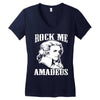 mozart tribute Women's V-Neck T-Shirt