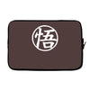 goku uniform logo  japanese anime tv show z gt Laptop sleeve
