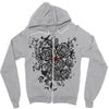 rosebud Zipper Hoodie