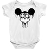 skull mickey cartoon Baby Bodysuit