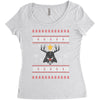 darth vader christmas ugly Women's Triblend Scoop T-shirt